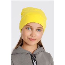 Детская шапка для девочки Желтый