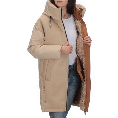 C1062 BEIGE Куртка зимняя женская (200 гр. холлофайбера)