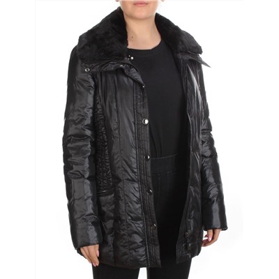 B-10 BLACK Куртка зимняя женская NO NAME (100 гр. холлофайбер)