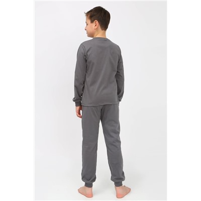 Пижама с брюками для мальчика 92180 Темно-серый