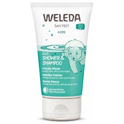 Weleda Kids Douche and Shampoing 2-en-1 Menthe Fra?che 150 ml