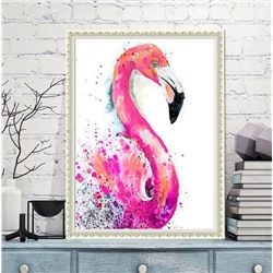 Стразовая картина «Фламинго» 30*40 см
