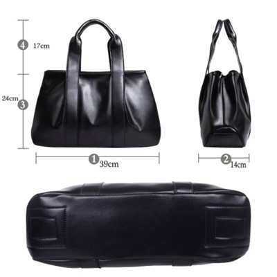 Женская кожаная сумка 8809-9 BLACK