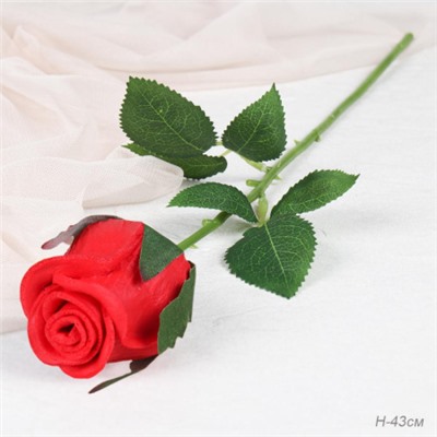 Цветок искусственный Роза 43 см / XCH-04 /уп 10/140/1000/латекс