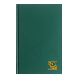 Ежедневник недатированный А5, 128 листов, обложка бумвинил, зеленый