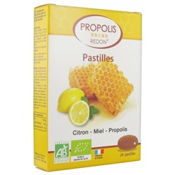 Redon Pastilles Citron Miel Propolis Bio 24 Pastilles