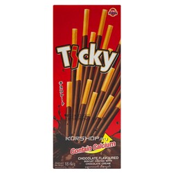 Печенье палочки в шоколадной глазури Ticky, Таиланд, 20 г Акция