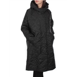M-6050 BLACK Куртка демисезонная женская (синтепон 100 гр.)