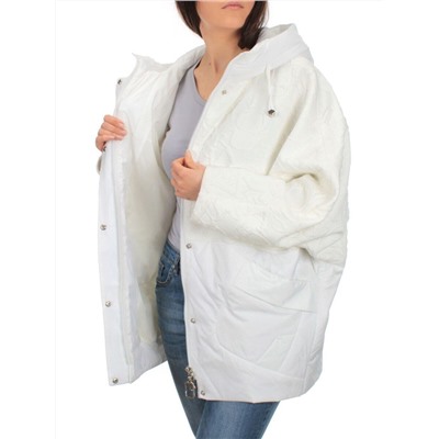 M-6031 WHITE Куртка демисезонная женская (синтепон 100 гр.)