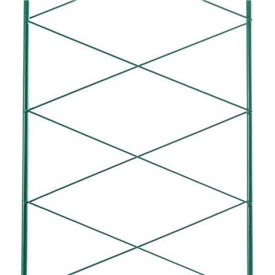 Шпалера, 170 × 34 × 1 см, металл, зелёная, «Буби»