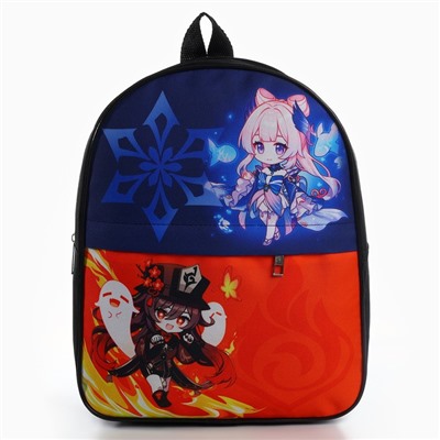 Рюкзак детский с карманом "Мир аниме", 30*25 см