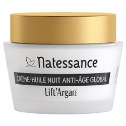 Natessance Lift Argan Cr?me Huile Nuit Anti-Age Global Bio 50 ml