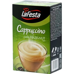 Кофейный напиток La Festa Cappuccino со вкусом орехов 12,5гр (упаковка 10шт)