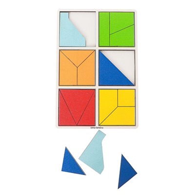 Квадраты 1 уровень, 6 квадратов