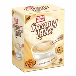 Кофейный напиток Torabika Creamy Latte 3 в 1 растворимый 30гр (упаковка 5шт)
