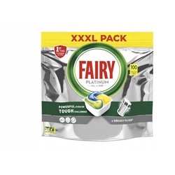 Капсулы для посудомоечной машины Fairy Platinum Lemon 100 in