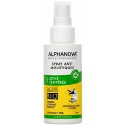 Alphanova Spray Anti-Moustiques Zone Temp?r?e 75 ml