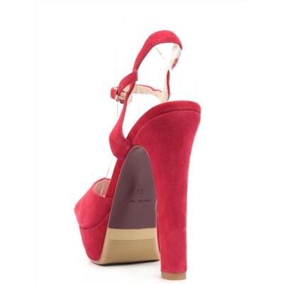 06-87VB RED Туфли женские (натуральная замша)