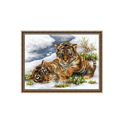 №1564 «Тигрята в снегу»