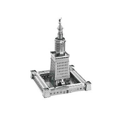 Объемная металлическая 3D модель The Lighthouse of Alexanderia арт.K0057/B31155