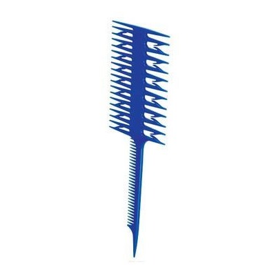 Dewal Расческа рабочая для волос JF-1010, пластик, синий, 21 см