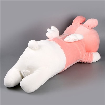 Мягкая игрушка-подушка «Зайка», 65 см, цвет персиковый