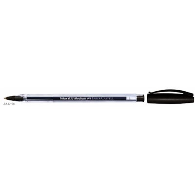 Шариковая ручка Trilux 032, черная, в картонной коробке, 50 шт