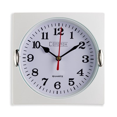 Часы настенные, серия: Классика, "Лаура", дискретный ход, 15 х 15 см, d-13 см