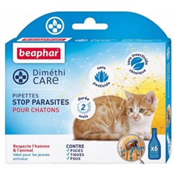 Beaphar Dim?thicare Stop Parasites Chatons 6 Pipettes