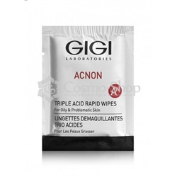 GiGi Acnon Triple Acid Rapid Wipes 30 Pcs / Салфетки-пилинг трехкислотные 30шт