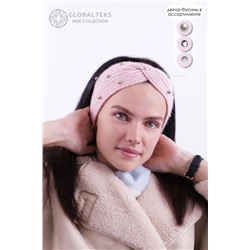Женская повязка на голову GL1600 Пудровый
