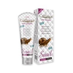 Крем-скраб для лица и тела Collagen Snail Scrub 150мл