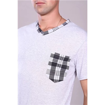 Костюм футболка+шорты - Oazis - 800 - серый