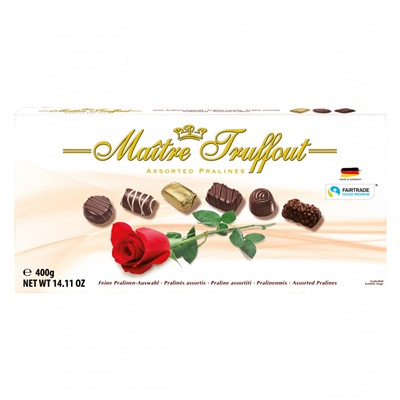 Шоколадные конфеты Maitre Truffout Pralines 400 гр