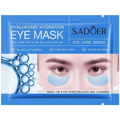 Гидрогелевые патчи для глаз Sadoer Hyaluronic Hydrating Eye Mask 1шт