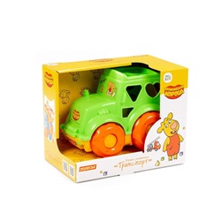 323076 Полесье Игрушка развивающая "Оранжевая корова" "Трактор" (в коробке)