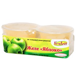 Желе со вкусом яблока с кусочками кокоса Frulaif, 236 г (2*118 г) Акция