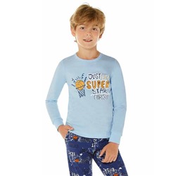 Комплект для мальчика с длинным рукавом Baykar (9629) светло-голубой