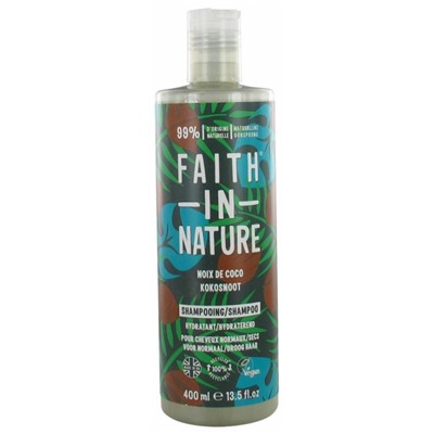 Faith In Nature Shampoing ? la Noix de Coco pour Cheveux Normaux ? Secs 400 ml