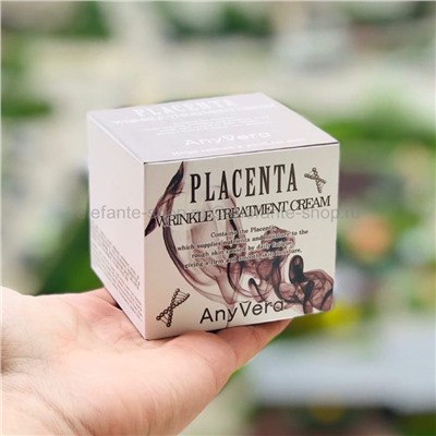 Антивозрастной крем для лица ANYVERA Placenta Wrinkle Treatment Cream 100ml (125)