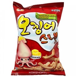 Чипсы со вкусом кальмара Doshirak Paldo, Корея, 50 г Акция