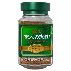 Кофе растворимый «Килиманджаро» UCC (зел. ст/б), Япония, 90 г Акция