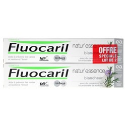 Fluocaril Natur Essence Dentifrice Blancheur Bi-Fluor? Lot de 2 x 75 ml