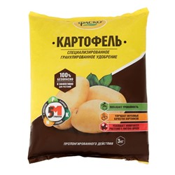 Удобрение органоминеральное в гранулах Фаско Картофель, 3 кг.