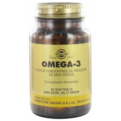 Solgar Omega-3 30 G?lules