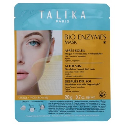 Talika Bio Enzymes Mask Masque Apr?s-Soleil Seconde Peau 20 g