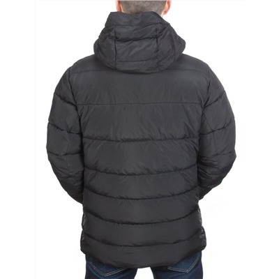 4018-L BLACK Куртка мужская зимняя ROMADA (200 гр. холлофайбер)