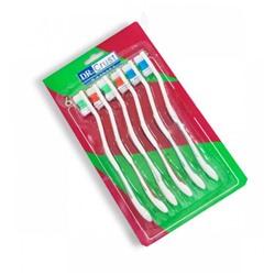 Набор цветных зубных щеток Dr. Crust 6шт