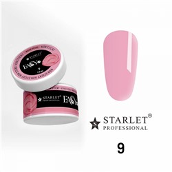 Гель для моделирования и укрепления ногтей Starlet Professional Easy 15гр, тон 09