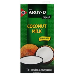 Кокосовое молоко AROY-D, 1 л Акция